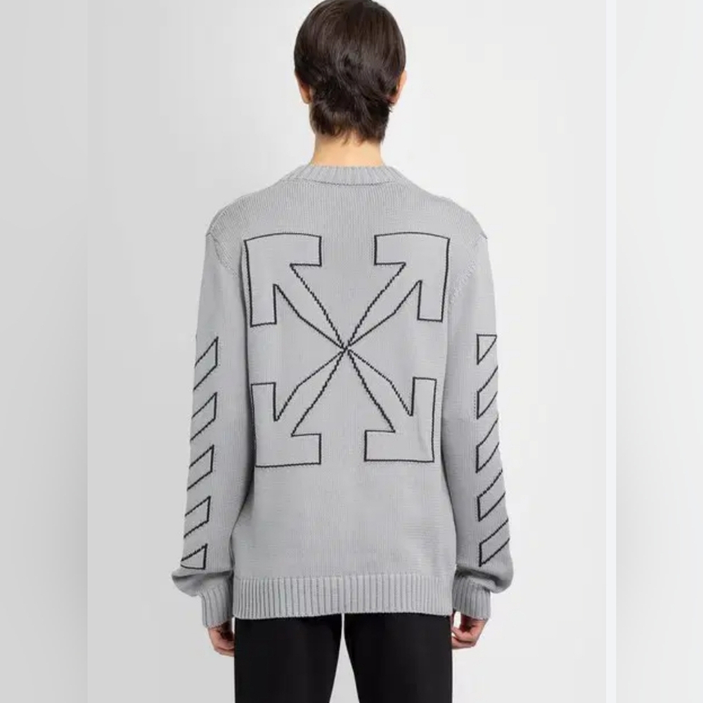 OFF-WHITE  MSRP $1190 Diagonal Sweater NWT XL UNISEX